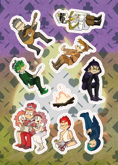 Обложка Лист Стикеров 