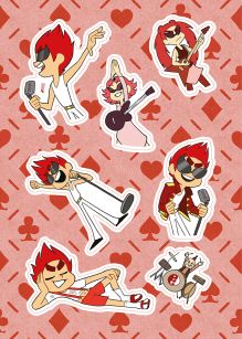 Лист Стикеров "13 Карт: Данте. Земля Королей"