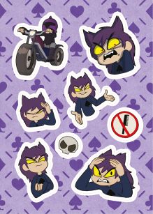 Лист Стикеров "13 Карт: Пик. Земля Королей"