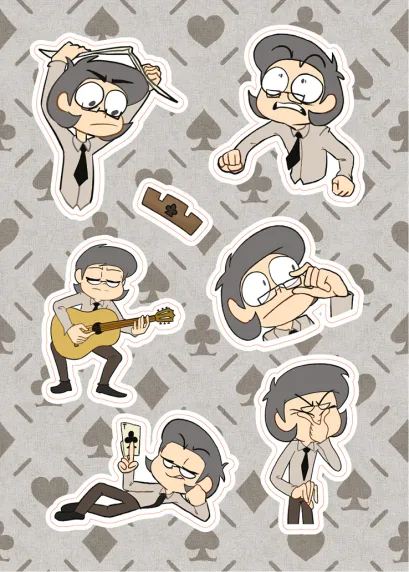 Обложка Лист Стикеров 