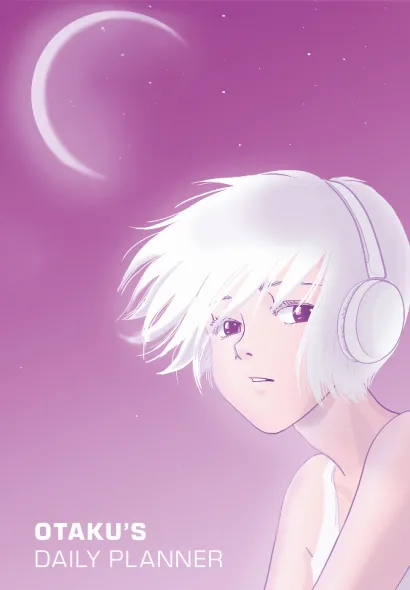 Обложка Аниме. Ежедневник недатированный (А5, 72 л.) 