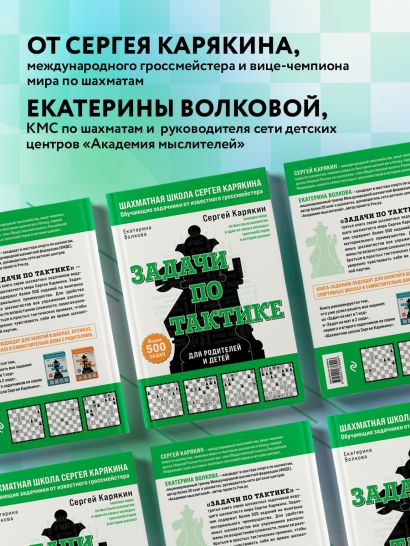 Шахматы. Задачи по тактике. Более 500 задач