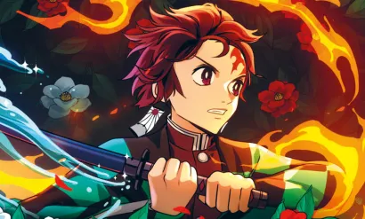 Обложка Кардхолдер охотника на демонов (по мотивам манги, в форме книжки, 215х65 мм, цветной) 