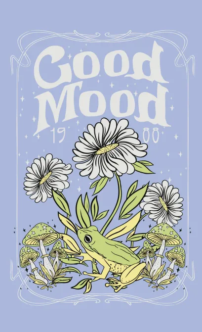 Обложка Блокнот эстетика. Good mood 