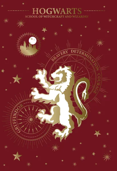 Обложка Гриффиндор. Блокнот 1 (для комплекта) 