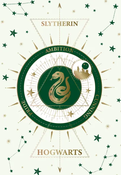 Обложка Слизерин. Блокнот 2 (для комплекта) 