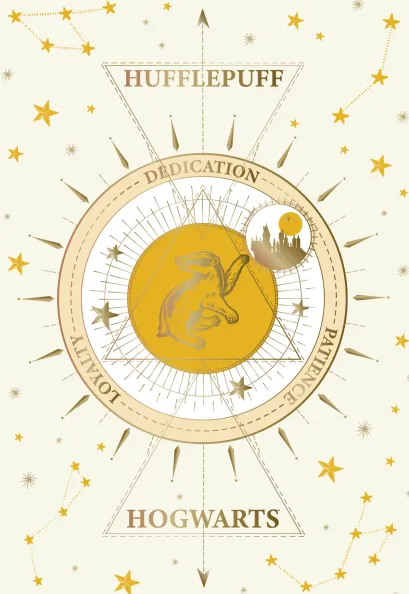 Обложка Пуффендуй. Блокнот 2 (для комплекта) 