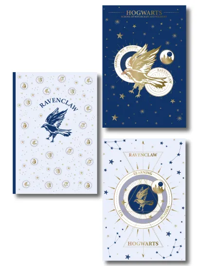 Обложка Комплект. Факультет Когтевран. Набор блокнотов для мудрых и независимых (3 в комплекте) 