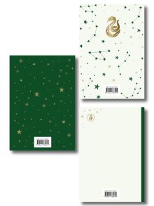 Обложка сзади Комплект. Факультет Слизерин. Набор блокнотов для амбициозных и находчивых (3 в комплекте) 