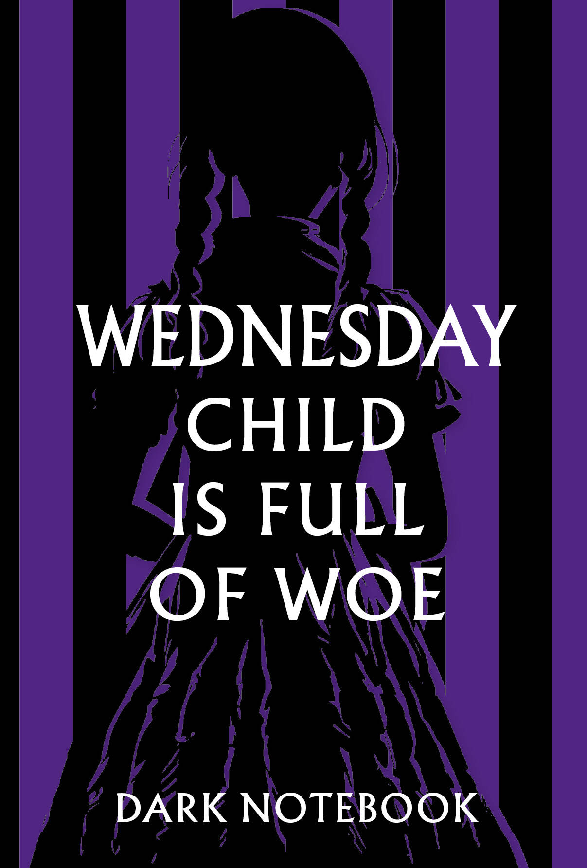  книга Wednesday child is full of woe. Dark notebook