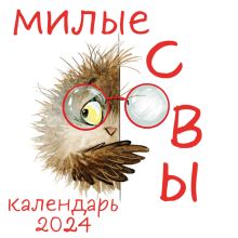 Обложка Милые совы. Календарь настенный на 2024 год (300х300 мм) 