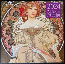Обложка Альфонс Муха. Календарь настенный на 2024 год (300х300 мм) 