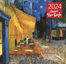 Обложка Винсент Ван Гог. Ночная терраса кафе. Календарь настенный на 2024 год (300х300 мм) 