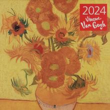 Обложка Винсент Ван Гог. Подсолнухи. Календарь настенный на 2024 год (300х300 мм) 