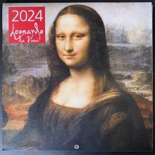 Обложка Леонардо да Винчи. Календарь настенный на 2024 год (300х300 мм) 