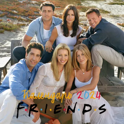 Обложка Друзья. Календарь настенный на 2024 год (170х170 мм) 