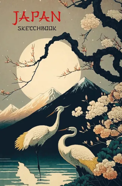 Обложка Japan Sketchbook (138х212 мм, твердый переплет, 96 стр., офсет 160 гр.) 