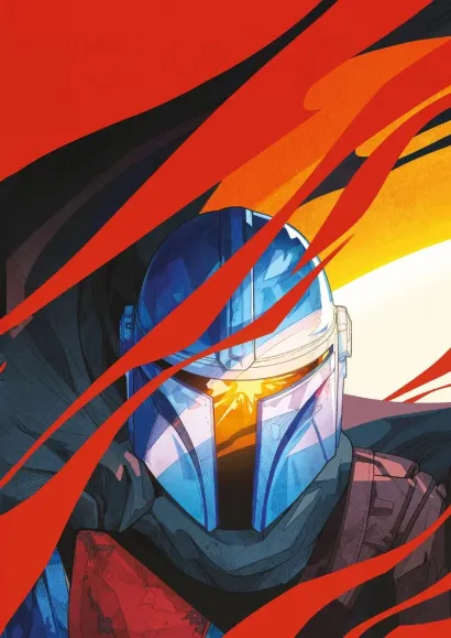 Обложка Скетчбук «Звёздные войны. Мандалорец» (А5, твердая обложка, 96 стр.) 