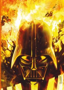 Обложка Скетчбук «Звёздные войны. Дарт Вейдер в огне» (А6, 32 стр. на скрепке) 