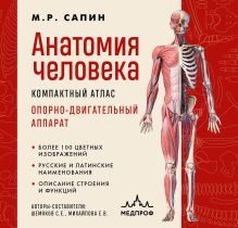 Обложка Анатомия человека. Компактный атлас. Опорно-двигательный аппарат М. Р. Сапин