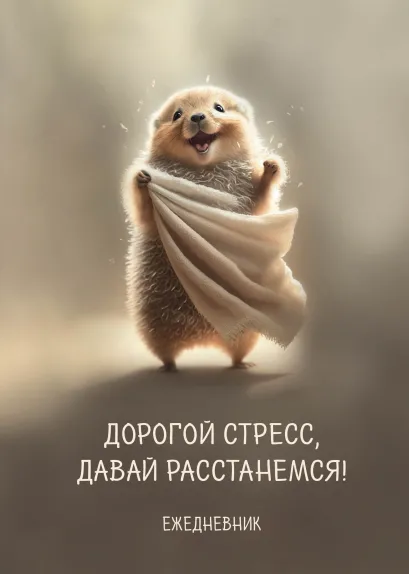 Обложка Блокнот-планер недатированный. Дорогой стресс, давай расстанемся (А4, 36 л., на скобе)