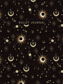 Обложка Блокнот в точку: Bullet Journal (эзотерический темный, 160 c., с наклейками) 