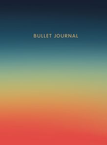 Обложка Блокнот в точку: Bullet Journal (закат, 160 c., с наклейками) 