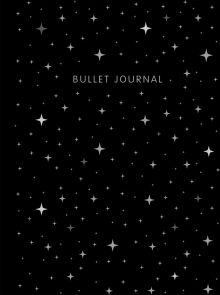 Обложка Блокнот в точку: Bullet Journal (ночное небо, 160 c., с наклейками) 