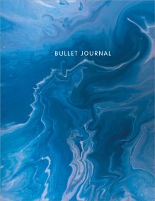 Обложка Блокнот в точку: Bullet Journal (мрамор, 144 c., пружина) 