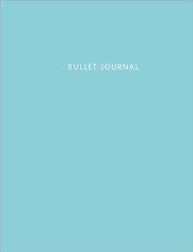 Обложка Блокнот в точку: Bullet Journal (бирюзовый, 144 c., пружина) 