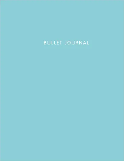 Обложка Блокнот в точку: Bullet Journal (бирюзовый, 144 c., пружина) 