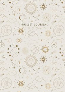 Обложка Блокнот в точку: Bullet Journal (эзотерический светлый, 120 c., пружина) 