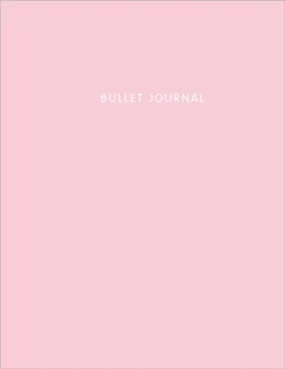 Обложка Блокнот в точку: Bullet Journal (пудровый, 144 c., пружина) 