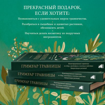 Гримуар травницы. Иллюстрированный справочник по сбору, заготовкам и полезным свойствам дикорастущих растений