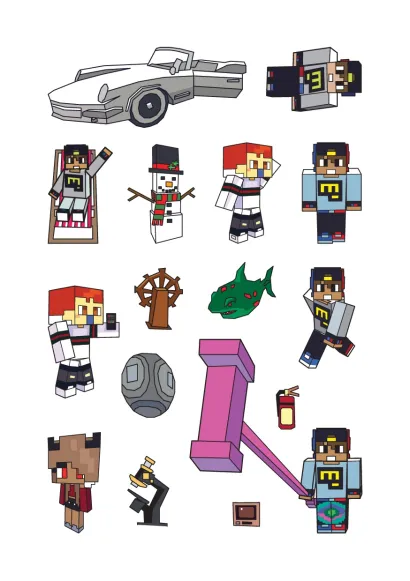 Обложка Евген Бро. Самый крутой набор наклеек 