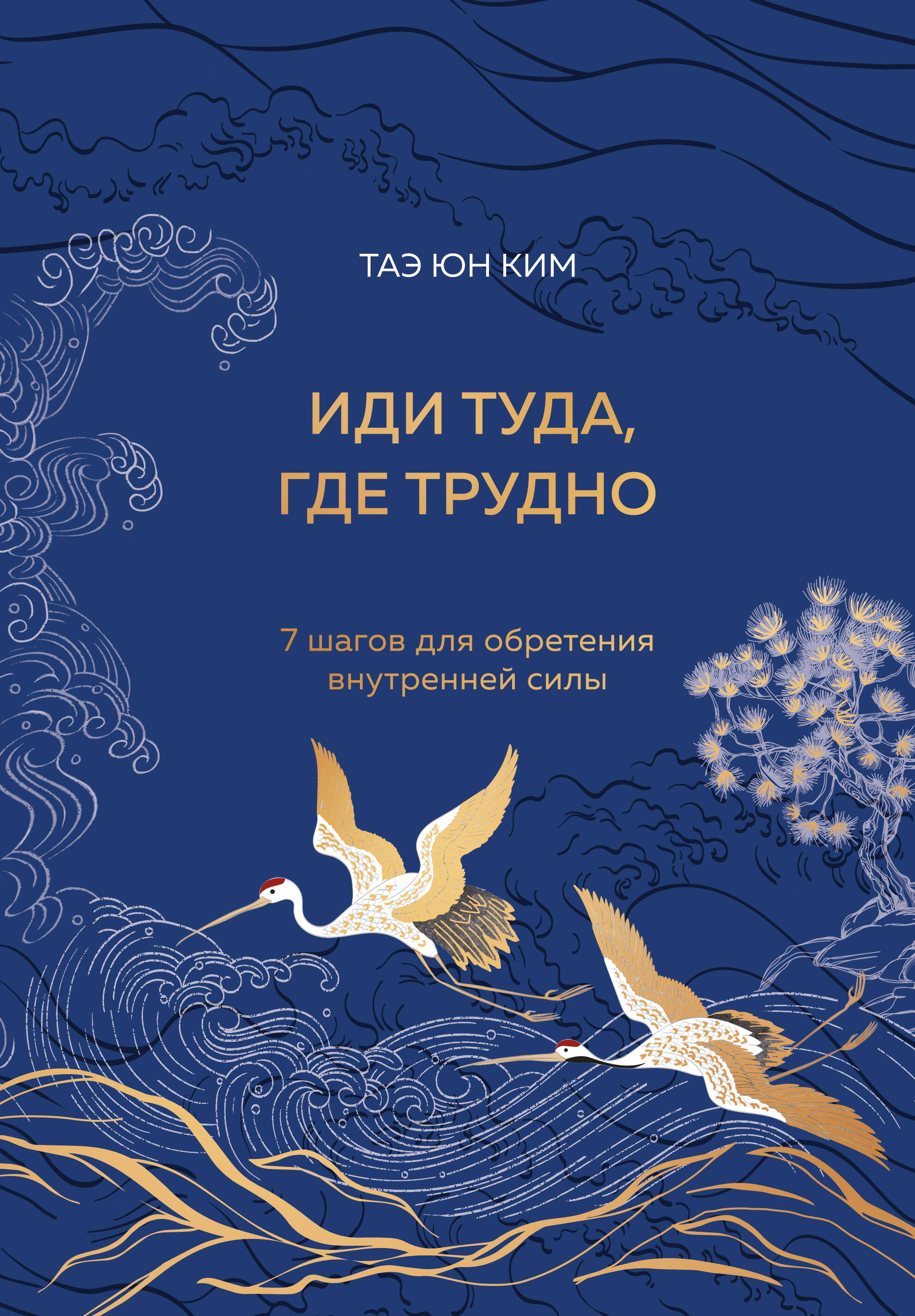  книга Иди туда, где трудно. 7 шагов для обретения внутренней силы (подарочное оформление: цветной обрез, цветной блок, тиснение фольгой на обложке, лента ляссе)