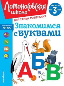 Обложка Знакомимся с буквами: для детей от 3-х лет Н. В. Володина