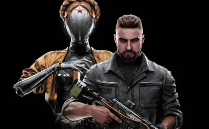 Обложка Кардхолдер. Atomic Heart. Близняшка и майор Нечаев (в форме книжки, 215х65 мм) 