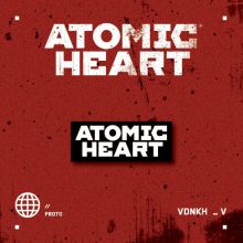 Обложка Значок металлический. Atomic Heart 