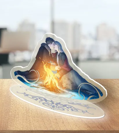 Обложка Акриловый стенд «Золотые земли. Его забрал лес» 