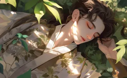 Обложка Кардхолдер. Маньхуа. Спящий принц (в форме книжки, 215х65 мм) 