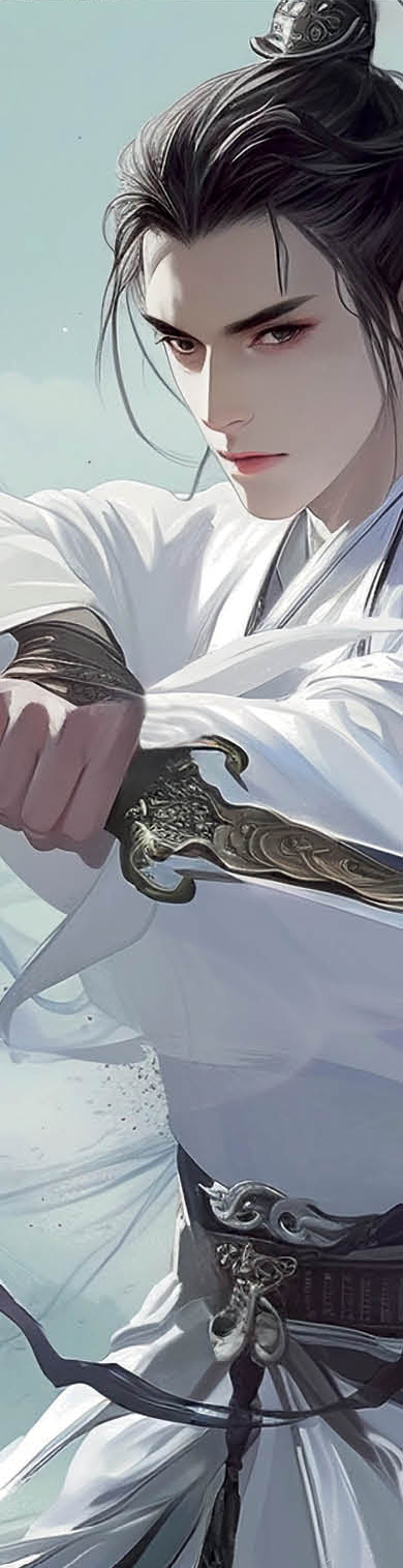 Обложка Закладка с резинкой. Маньхуа. Небесный воитель 