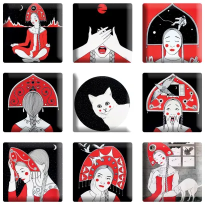 Обложка Краса. 3D Стикеры Антонова Яна