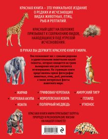 Обложка сзади Красная книга мира. Животные, птицы, рыбы, рептилии (новое издание) Юлия Добрыня