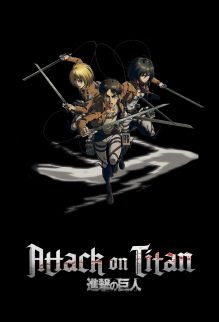 Блокнот в точку. Attack on Titan. Эрен, Армин и Микаса (А5, 64 л.)