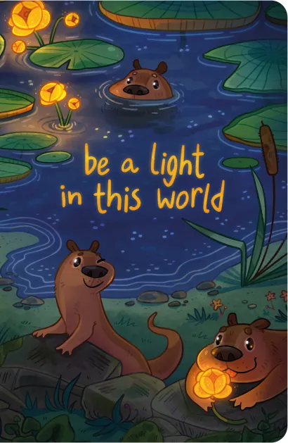 Обложка Освещай этот мир. Блокнот (А5, 40 л., блок в точку) chim