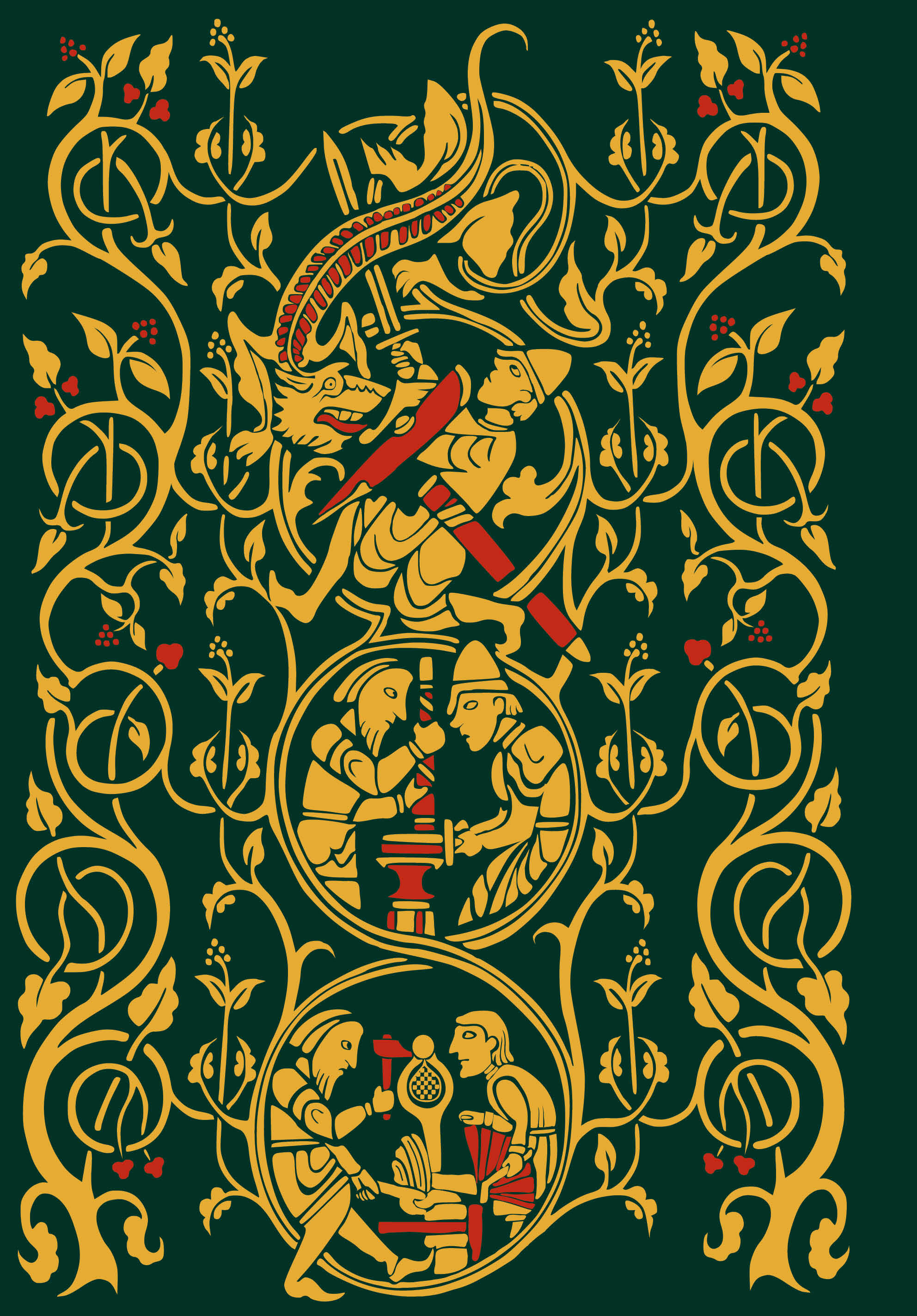 Старшая Эдда. Мифы и легенды Скандинавии. Коллекционное издание (переплет под натуральную кожу, обрез с орнаментом, три вида тиснения)