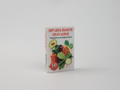 Правильное питание. Рецепты на карточках