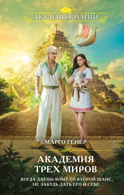 Обложка Академия трех миров Марго Генер
