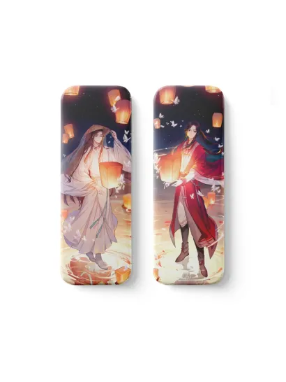 Обложка Набор значков металлических "Благословение небожителей. Се Лянь и Саньлан. Прямоугольник" Мосян Тунсю